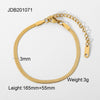 Link Chain Stainless Steel Bangle Bracelet for Women Golden Metal Texture Jewelry Beach Gift Man - Image 11