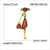 Enamel Angel Brooches for Women Unisex Rhinestone Butterfly Pins Elf Badge Office Party Friend Gifts Jewelry Accessories - Image 3