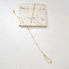 style Stainless Steel Chain Bracelet for Women, a Unique and Elegant One-Piece Finger Chain Bracelet - Image 3