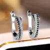 Multicolor Crystal Hoop Earrings For Women Rose Gold Silver Color Rainbow Zircon Earring Wedding Jewelry Gifts - Image 9