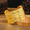 Dunhuang Golden Wide Bracelet from a Different Realm, Female Ethnic Storm, Semitic Arm Bracelet, Dai Bracelet - Image 5