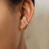 8pcs Crystal Circle Huggie Hoop Earrings for Women Simple Small Round Dangle Drops Earring Punk Jewelry Gifts - Image 8