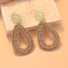 Big Water Drop Shape Drop Earrings For Women Colorful Beads Handmade Threading Crystal Long Earrings Jewelry Gift - Image 17