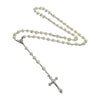 Cross Pendant Long Weater Chains Abs Imitation Pearl Virgin Mary Pendant Prayer Necklace For Women And Men - Image 5