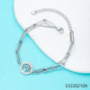 Carlidana Stylish Orbit Chain Bracelet Jewellery Stainless Steel Gold Plated Adjustable Beaded Cable Multi Layer Link Bracelet - Image 7