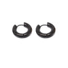 Glossy Stainless Steel Hoop Earrings For Women Men Hip Hop Steapunk Round Oval Heart Black Gold Silver Color Huggie Jewelry Gift - Image 23