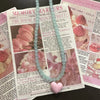 Colorful Beaded Choker Necklace with Heart Pendant Y2K Style - Image 20