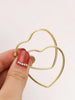 Minimalism Metal Heart Hoop Earrings for Women Golden Silver Color Love Dangle Earrings Party Romantic Statement Jewelry - Image 7
