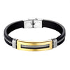 Stainless Steel Bracelet Men Women Wristband Black Grooved Rudder Mesh Chain Insert Gothic Wristband Stylish Bangle Accessories - Image 21