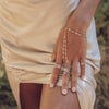 Long Tassel With Slippy Bar Bling Round Oval Triangle CZ Setting Women Unique Bracelet Wrap One's Finger Jewelry - Image 5