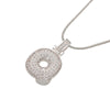 Silver Color Bubble Initial Letters Necklaces 26 Letters Pendants Necklaces for Women Brass CZ Jewelry - Image 15