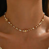 Bohemian Starfish Pearl Choker Necklace for Women Girl Creative Crystal Handmade Beaded Necklaces Beach Jewelry Gift - Image 1