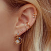 Cubic Zirconia Long Tassel Drop Earrings For Women Star Moon Chain Pendant Piercing Earring Korean Jewelry - Image 2