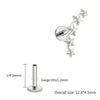 Titanium Starburst Climber Helix Stud Earring 16G Celestial Star Cartilage Earlobe Piercing Jewelry - Image 17
