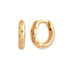 Yuxintyome Silver Ear Needle set with diamond star hoop earrings for women ear clip retro Wedding Jewelry - Image 12