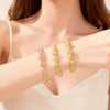 Irregular Round Beads Chain Bracelet For Women Men Gold Color Metal Adjustable Bracelets Jewelry - Image 2