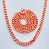 Copper Cuban Chain Necklace for Men Women, Style Rose Gold Plated Jewelry, Holiday Gift for Birthdays - Image 2