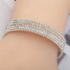 Rhinestone Upper Arm Bracelet Gold Color Punk Full Shiny Rhinestone Bangles Silver Color Coil Swirl Spiral Shape Armband Cuff - Image 4