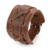 Leather Cuff Bracelet Punk Braided Bracelets Rock Leather Wristbands Mens Leather Bracelet Bangle Adjustable Wrap Bracelet Men - Image 18