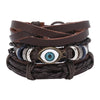 Classic Hand-Woven Leather Bracelet Multilayer Men Bracelets Punk Beads Bangle for Friend Charm Jewelry Gifts - Image 18