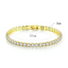 Stackable Gold Bracelets Bangles for Women Girls Gold Plated Cubic Zirconia Tennis Bracelet Stainless Steel Jewelry Gifts - Image 8