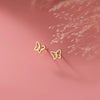 Tiny Minimalist Silver Plated Korean Mini Small Flower Stud Earrings for Women Teens Temperament Daily Wear Ear Piercing Jewelry - Image 10