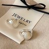 Silver Rings For Women Vintage Handmade Adjustable White Stone Ring Band Female Gift - Image 1