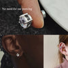 Punk round Zircon Magnetic Ear Studs Crystal CZ Non Piercing Jewelry for Men And Women Strong Magnet Clip Earrings - Image 3
