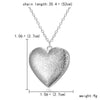 Silver Color Love Heart Photo Frame Pendant Necklace For Women I Love You Flower Pattern Heart Openable Locket Necklace Jewelry - Image 8