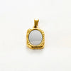 1Pc Stainless Steel Vintage Mirror Pendant Necklace For Women Girls Rectangle Shape Blank Bar Charms Chains Choker Jewelry Gifts - Image 7