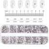 100/50cm Long Crystal Chain Nail Charms 1.5/2mm Shinying Clear/AB Diamond Nail Art Metal Steel French Manicure Crystal - Image 13