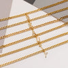 A Z Cubic Zirconia Intinal Letter Anklet Bracelets for Women, Adjustable Stainless Steel Cuban Link Foot Chain Beach Jewelry - Image 4