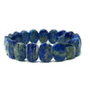 Multi-Faceted 10 x 14 mm Beaded Bracelet in Mixed Stone Colors - Image 41