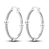 Silver Shining Zircon Earring Sparkling Simple Bow Irregular Curve Hoop Earring Jewelry Gifts for Women Men - Image 7