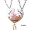 3 Pcs/set Friends Forever Heart Pendant Necklace For Women Adjustable Love Broken Heart Bff Choker Party Jewelry - Image 6