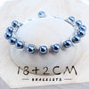 Silver Jewelry Sets Bridal Black Pearls White CZ Ring Bracelets Earrings Pendants Necklace Set Women Wedding Jewelry - Image 3