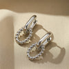 Stainless Steel Gold Color Geometric Square Hoop Earrings for Women Huggie Punk Hip-Hop Metal Round Circle Party Jewelry - Image 16