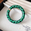 Multi-style Leopard Print Bamboo Tube Acrylic Stretchy Bracelets for Women Men Retro Resin Beaded Bangles Stack Jewelry Gift K1 - Image 9