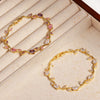 Leaf Branch Bracelet with Cubic Zirconia Details in Gold-Tone or Silver-Tone - Image 18
