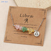 Mhs.sun 12 Star Zodiac Sign Gravel Stone Chains Bracelets With Card Couples Constellation Birthday Party Jewelry - Image 8
