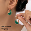 Green Color Hanging Earrings for Women Crystal Wedding Jewelry Imitation Pearl Drop Earrings Boucle Oreille - Image 14