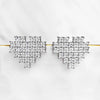 Loving Heart Zirconia Stud Earrings For Women Girls Silver Color Metal Crystal Ears Accessories Wedding Jewelry Gifts - Image 17