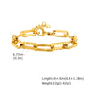 Chunky Toggle Link Chain Bracelet in Stainless Steel - Image 17