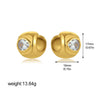 1Pc Minimalist Paved Zircon Double Layer Clip Earrings No Piercing Cartilage Ear Cuff Gold Plated Party Jewelry Gift - Image 12