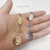 Triple Protection Amulets Necklaces for Women Witch Knot Pentagram Tetragrammaton St. Benedict Stainless Steel Jewerly Gift - Image 3