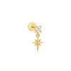 Silver 1Piece Star/Moon Charms Piercing Earrings For Women Long Tassel Pendant Chain Party Jewelry Gifts - Image 19