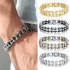 Stainless Steel Biker Chain Bracelet Mens Bracelet Link Chain Motorcycle Bicycle Style Bracelets Punk Bangles Jewelry - Image 1