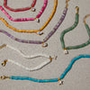 Chic Colored Stone Zircon Pendant Bracelet For Women Gold Pvd Plated Stainless Steel Party Jewelry - Image 5