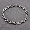 Wide 6.5mm Women Men's Stainless Steel Handmade Oval Chain Bracelet Big Chain for Hand Punk Heavy Jewelry - Image 3
