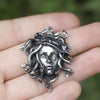 Men's Medusa Pendant Necklace Vintage Snake Animal Accessories Party Gift - Image 2